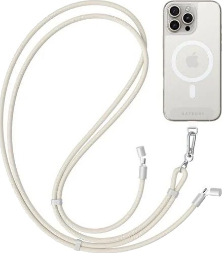 Satechi OnTheGo Crossbody Charging Cord sand ST LOTGLW
