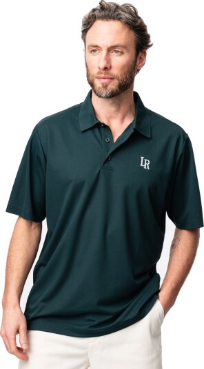 Local Rule Performance Polo Golf pologenser herre Dark Green Medium