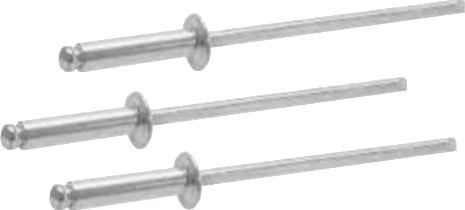 Modeco Modeco Nitter Rivesikre Aluminiumsnitter 4,8/10 Mm 50 Stk. Mn 41 648