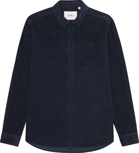Les Deux Manchester skjorte Pinwale Corduroy Shirt Blå Les Deux Manchester skjorte Pinwale Corduroy Shirt Blå
