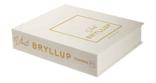 Pictureit Bryllupsplanlegger 17,5x4x24 cm beige