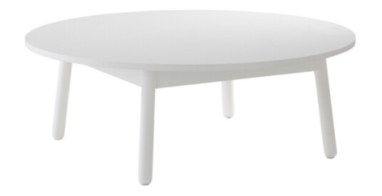 Jotex KINNA sofabord diameter 100 cm White mdf / metall 1624233-01-0 1610451-01-0