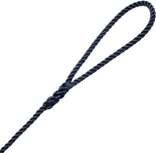 Robline 3-slått fortøyningsline marineblå - 14 mm - 10 m