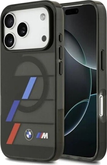 BMW M IML Metal Buttons Tricolor Lines MagSafe Case for iPhone 17 Pro Black BMW M IML Metal Buttons Tricolor Lines MagSafe Case for iPhone 17 Pro Black