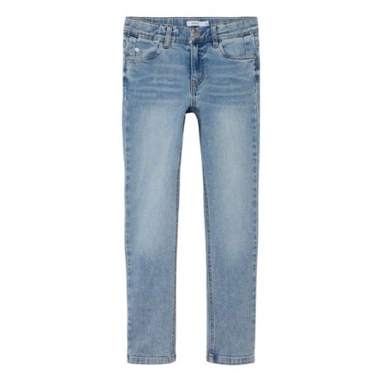 Name It NkmTheo X-Slim Jeans 128 i Lyseblå Denim for Barn