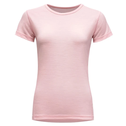 Devold Women"s Breeze Merino 150 T-Shirt Chalk Pink L