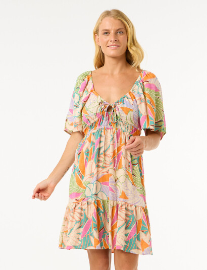 Rip Curl Cala Vadella Mini Dress - Multi/patterned - S