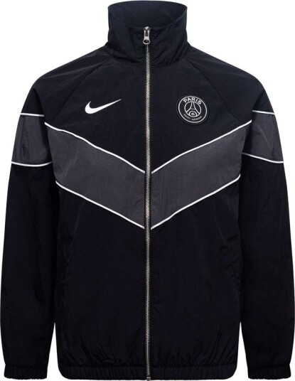 Paris Saint Germain Jakke Nsw Uv Woven Windrunner Svart/antrasitt Kvinner Nike størrelse Small
