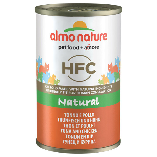 Almo Nature Hfc Økonomipakke Natural 12 X 140 G Tunfisk & Kylling