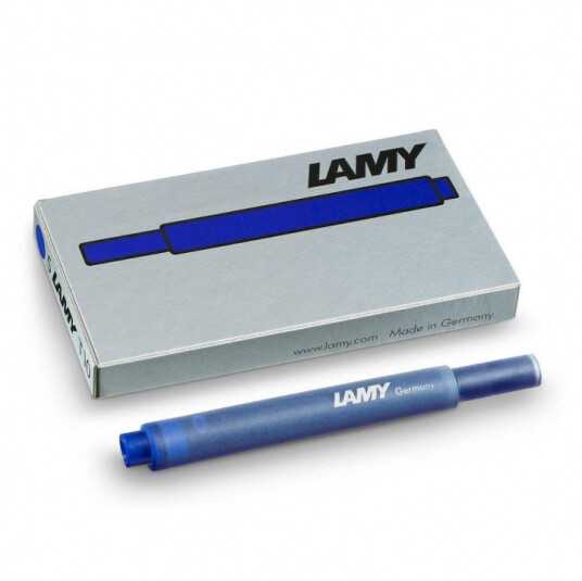 Lamy T 10 Fountain pen patron 5-pakke Blue black Lamy T 10 Fountain pen patron 5-pakke Blue black