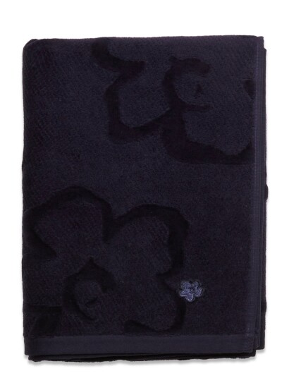 Ted Baker Magnolia Bath Towel Navy Ted Baker NAVY 70X130CM