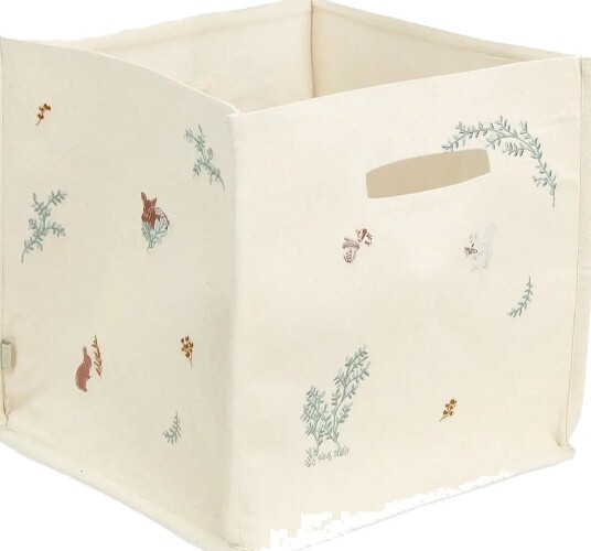 Cam Cam Copenhagen Canvas Storage Basket - Gots - Woodland - WOODLAND - One Size