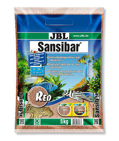 Jbl Sansibar Akvariegrus Rød 5Kg Jbl Sansibar Akvariegrus Rød 5Kg