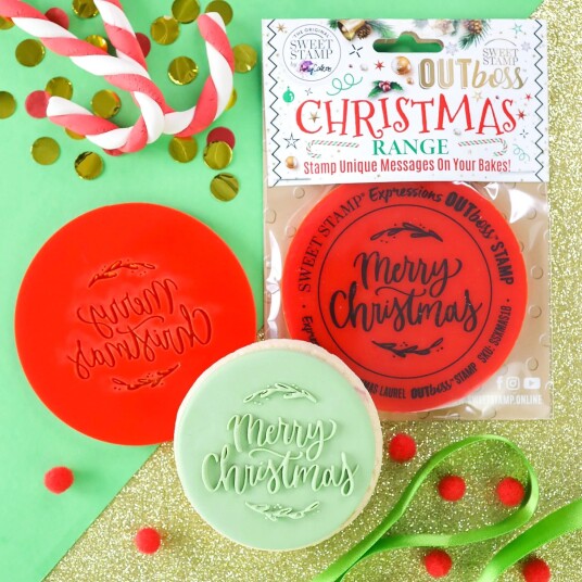 Sweet Stamp Embosser/stempel Merry Christmas 