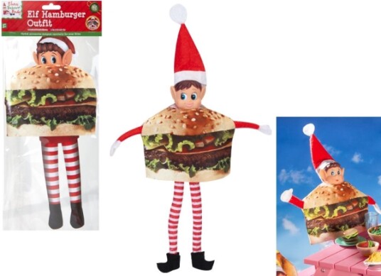 Elves Behavin" Badley Elf Burger Outfit