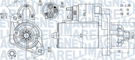MAGNETI MARELLI 063721378010 Starter