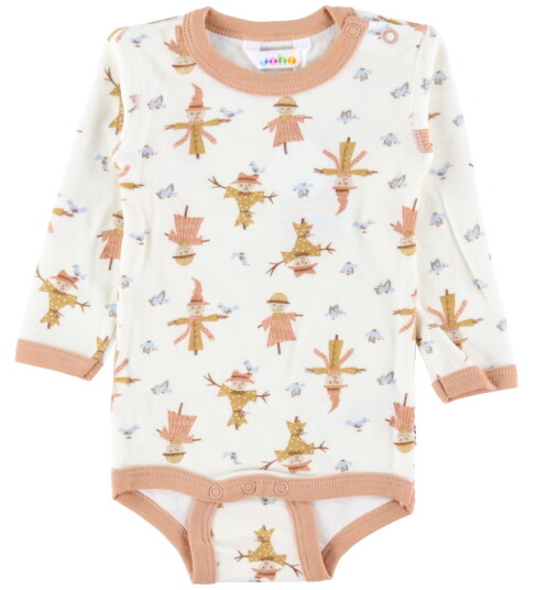Joha Body L/æ Ull/Bambus Off White Joha 50 Langermet Body Hvit