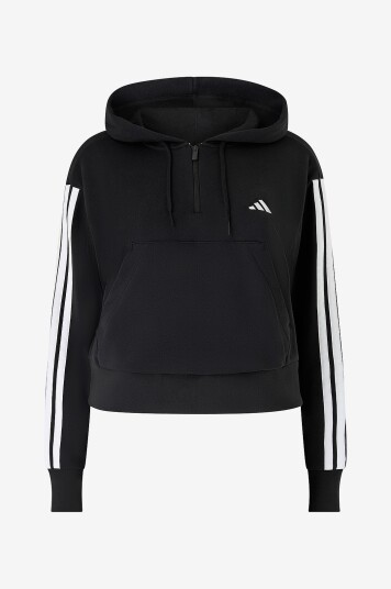 adidas Sport Performance Hettegenser W 3S FT Qzhd IN Svart
