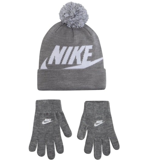 Nike Bh-Beanie Sets Grey ONE SIZE