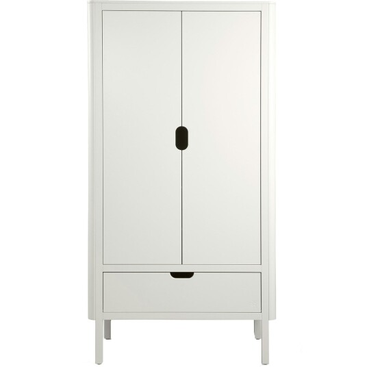 Sebra Garderobe med To Dører Classic White