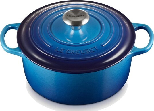 Le Creuset Signature Rund St??pejernsgryte 3,3L 22 cm Bl??