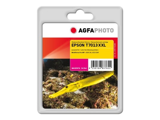 Agfaphoto - 34.5 Ml - Magenta - Kompatibel - Blekkpatron (Alternativ For: Epson C13t70134010 Epson T7013) - For Brother Dcp-J525 J725 J925 Mfc-J430 J5910 J625 J6510 J6710 J6910 J825
