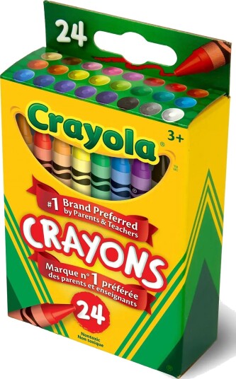 Crayola Crayola Crayons 24 Pcs Multi/patterned ONE SIZE Crayola Crayola Crayons 24 Pcs Multi/patterned ONE SIZE