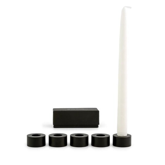 Klong Constella Lysestake Innsats Sort 5-pack Aluminium Klong Constella Lysestake Innsats Sort 5-pack Aluminium