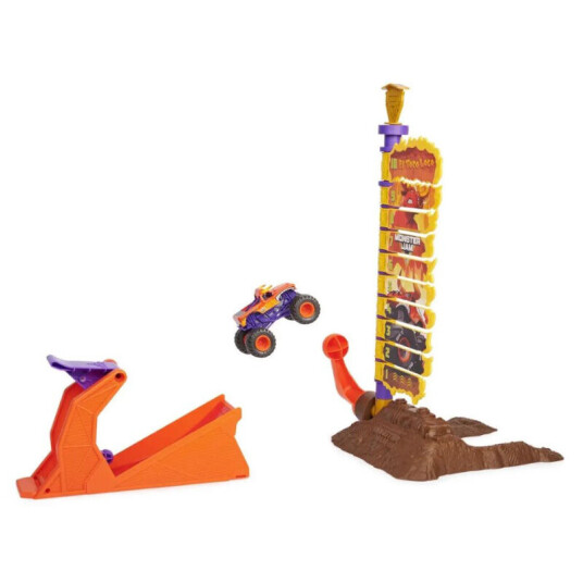 Monster Jam Stunt Lekesett 1:64 Big Air Challenge