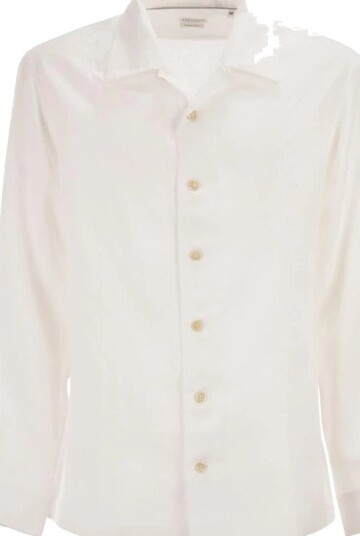 Brunello Cucinelli Herre Skjorter Hvit L,