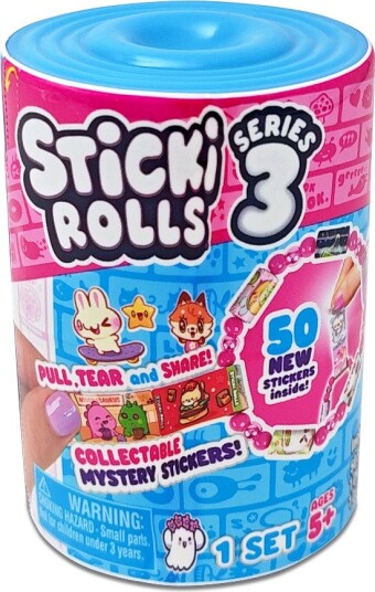 Sticki Rolls Sticki Rolls Sticki Band Capsule S3 Cdu MULTI COLOUR One Size