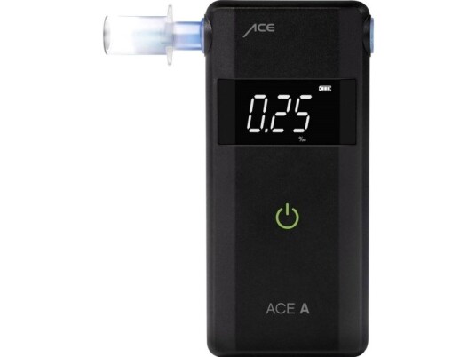 Ace A Alkoholtester Sort 0 Til 4 ‰ Forskellige Enheder Kan Vises  Alarm  Inkl. Display Countdown Funktion
