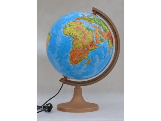 320 Physical Globe Illuminated Plastic Zachem 3714 320 Physical Globe Illuminated Plastic Zachem 3714