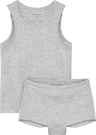 Minymo Underwear Set Grey 122