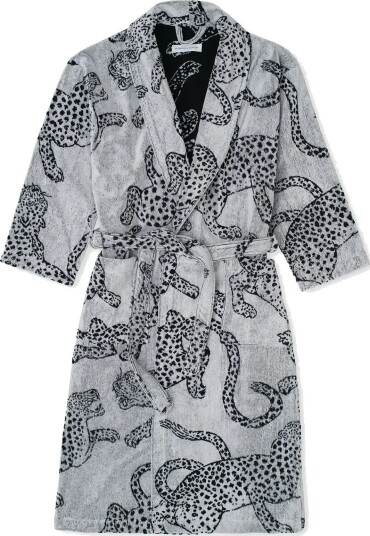 Desmond and Dempsey Jag Cotton Towel Robe CREAM XS Desmond and Dempsey Jag Cotton Towel Robe CREAM XS