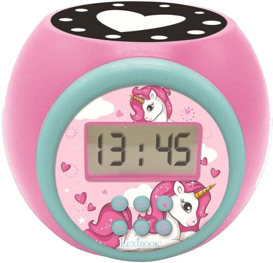 LEXIBOOK Unicorn Projection Alarm Clock