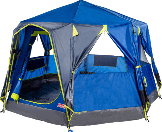 Coleman OctaGo 3-personers Telt Blå, Hard Ramme, 7,5 m²