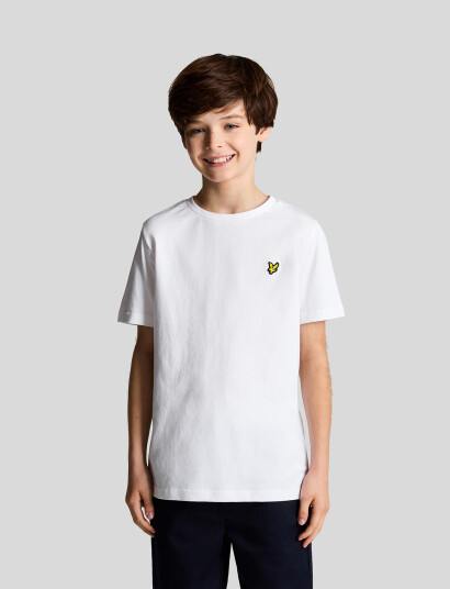 Lyle & Scott Plain T Shirt White 110 116 Lyle & Scott Plain T Shirt White 110 116
