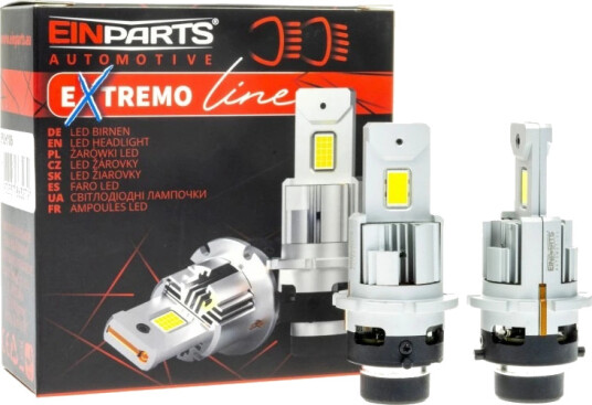 Einparts EPLH106 LED-pærer D4S 6000K 7500 lumen Einparts EPLH106 LED-pærer D4S 6000K 7500 lumen