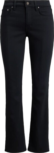 Lauren Ralph Lauren Mid Rise Slim Straight Jean BLACK WASH 30 x 30