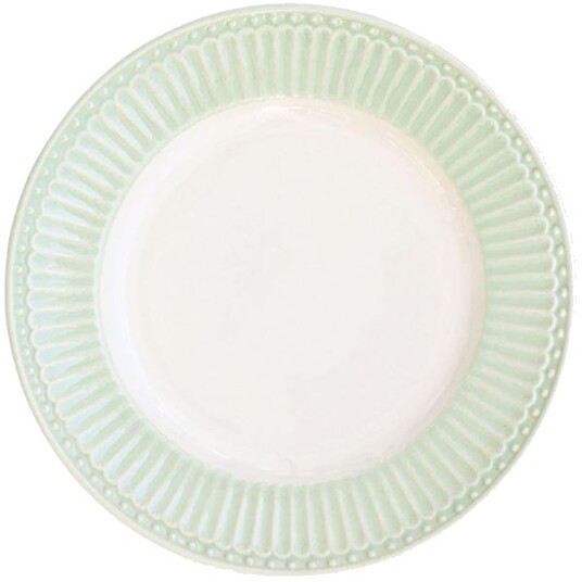 GreenGate - Alice middagstallerken 26,5 cm pale green