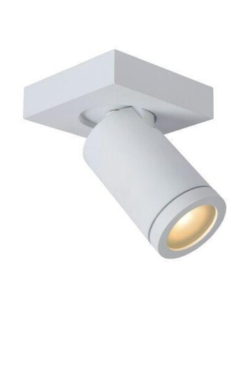 Lucide Taylor spot 1 lys IP44 baderom warm to dim 5W 2200-3000K - Hvit
