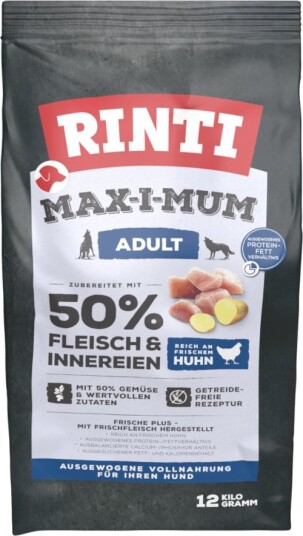 Rinti Tørrfôr Adult Max I Mum Kylling 12 kg Rinti Tørrfôr Adult Max I Mum Kylling 12 kg