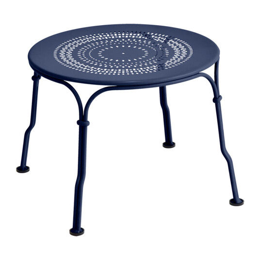 Fermob 1900 Low Table Deep Blue 92