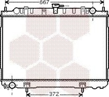 VAN WEZEL 13002241 Radiator motorkjøling VAN WEZEL 13002241 Radiator motorkjøling