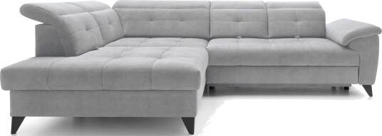 Inferne 5 seter Sofa med Sjeselong   Grå