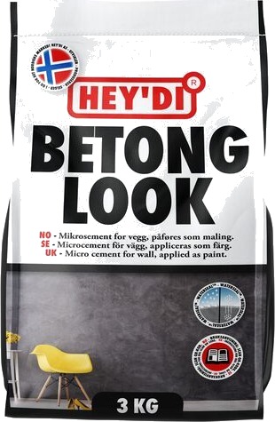 Hey'di Betongmaling 3kg Betong Hey'di Betongmaling 3kg Betong