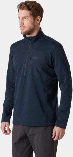 Helly Hansen Versalite Fleecejakke Med 1/2 Glidelås Herre Marineblå S