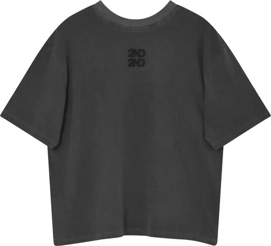 2NDDAY 2Ndarale   Overwashed Jersey   BLACK   XXS