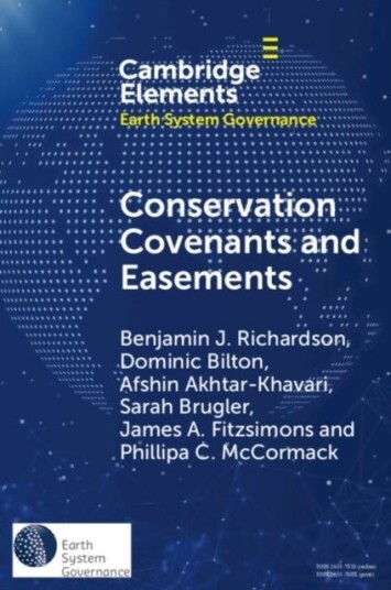 Conservation Covenants and Easements Conservation Covenants and Easements